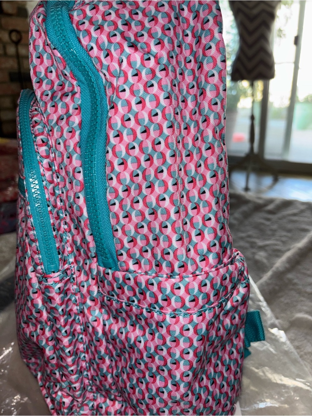 Kipling large Seoul poppy geo NWT - Picture 5 of 7